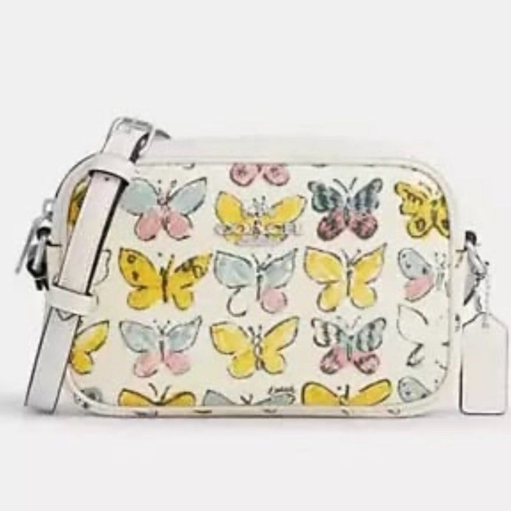 NWT - Coach Mini Jamie Camera Bag With Butterfly Print